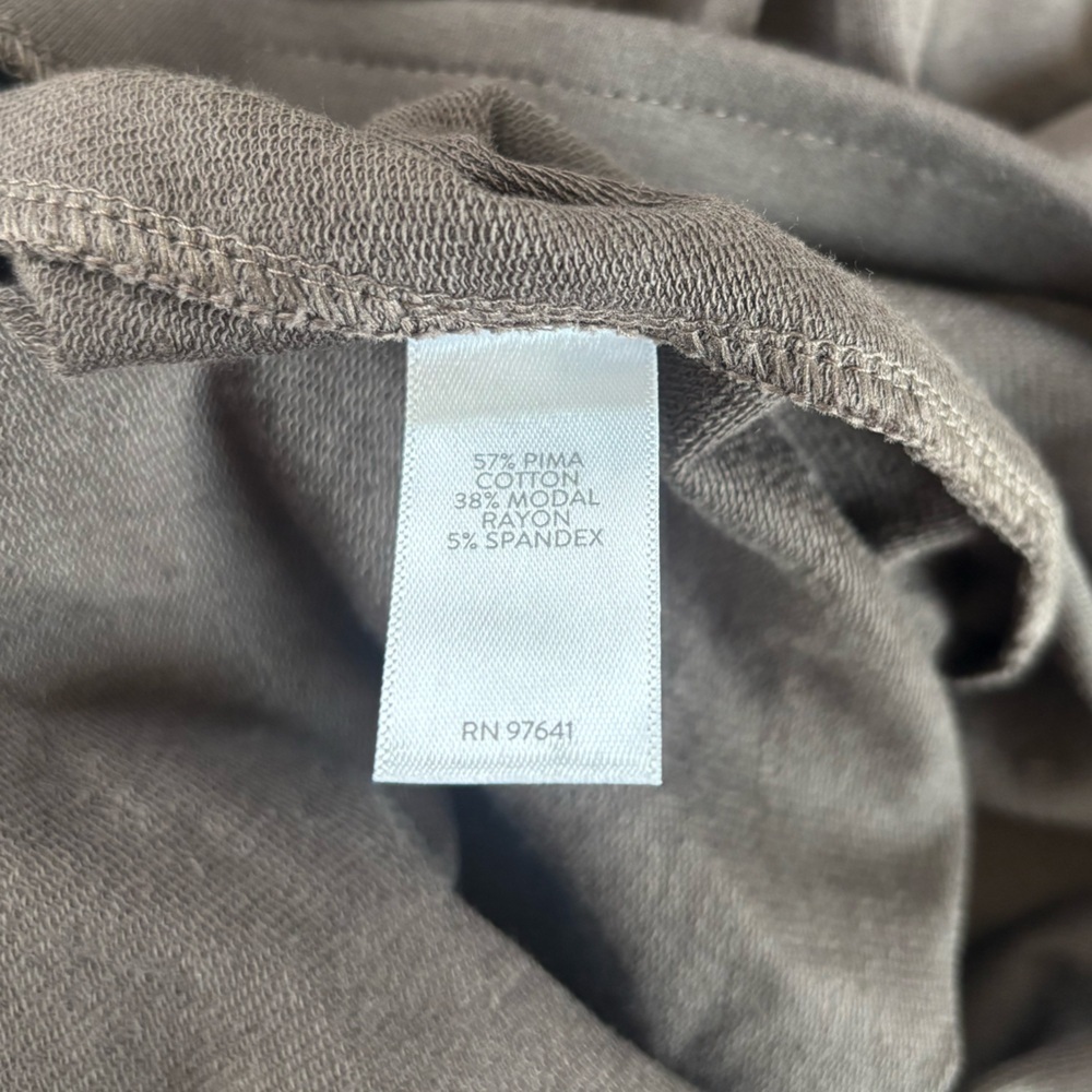 NWT Pure Jill Slim Leg Cropped Pants Brown High Rise Size 3X(US 24) Pull On - Picture 8 of 10